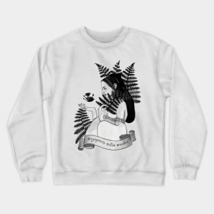 Witchy Herbarium, Fern Crewneck Sweatshirt